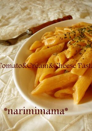 トマトソース＆クリーム＆チーズのパスタ＊-レシピのメイン写真