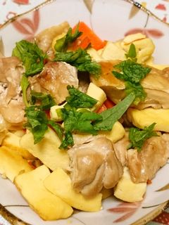 鶏モモと高野豆腐の簡単スピードソテー-レシピのメイン写真