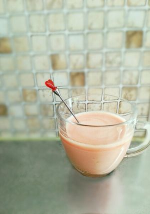 材料3つ♪ハニーミルクトマトジュース☆-レシピのメイン写真