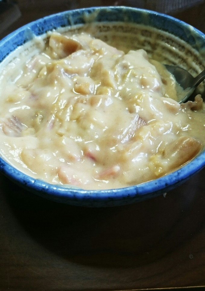 白菜の煮物をリメイク！白菜のクリーム煮！-レシピのメイン写真