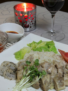 単身者必見!炊飯器で簡単♪ 海南鶏飯-レシピのメイン写真