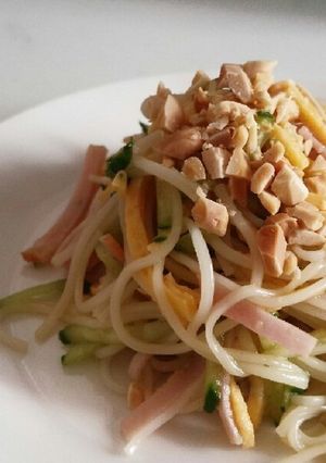 そうめんで！春雨サラダ風-レシピのメイン写真