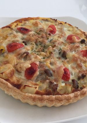 子供も喜ぶじゃがいもとひき肉のキッシュ♡-レシピのメイン写真