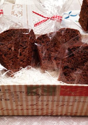 バレンタインに爽やかヘルシーチョコケーキ-レシピのメイン写真