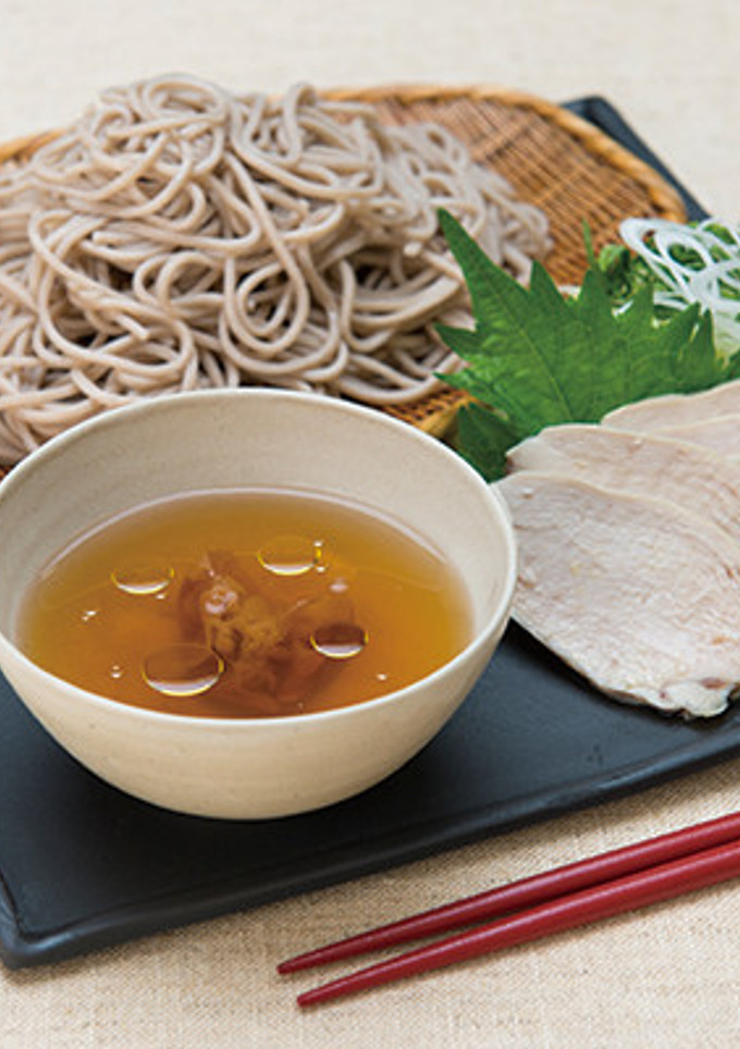 蒸し鶏の梅つゆそば-レシピのメイン写真