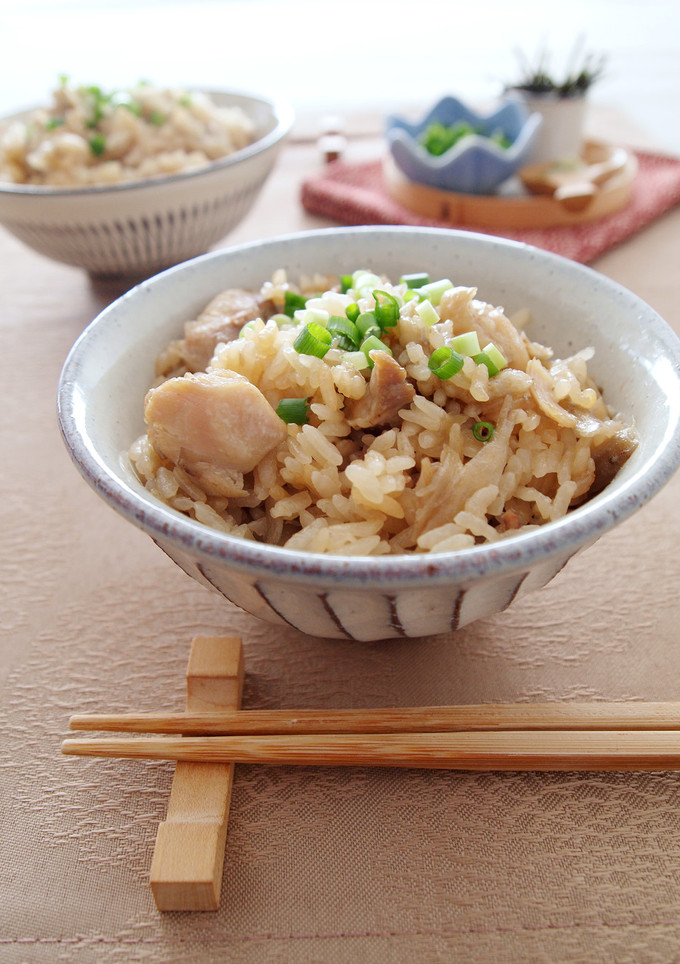 鶏ごぼうの炊き込みご飯　低GI-レシピのメイン写真