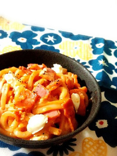 焼きうどん*クリチ&ベーコン入り-レシピのメイン写真