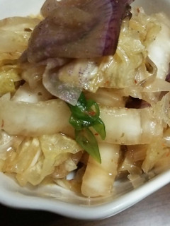 白菜大根ネギの塩昆布漬-レシピのメイン写真