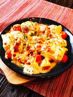 低カロ☆トマトと豆腐のチーズ焼き-レシピのメイン写真