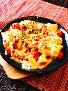 低カロ☆トマトと豆腐のチーズ焼き-レシピのメイン写真