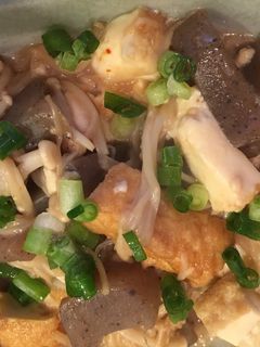 厚揚げエノキこんにゃくのヘルシー簡単煮-レシピのメイン写真