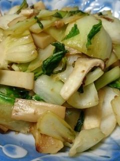 チンゲン菜とエリンギの炒め-レシピのメイン写真