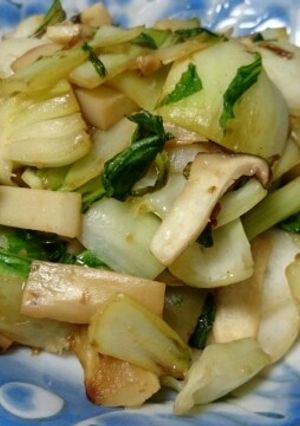 チンゲン菜とエリンギの炒め-レシピのメイン写真