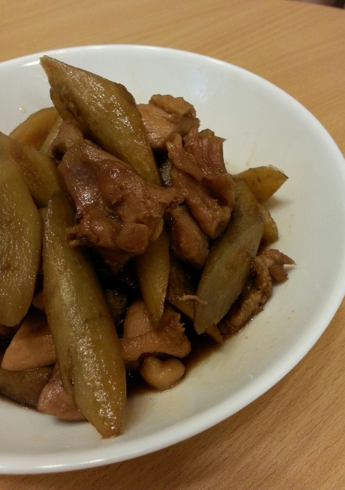 鶏とごぼうの煮物-レシピのメイン写真