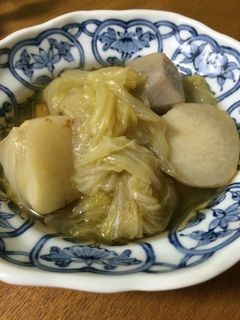 優し〜い味♡④里芋と白菜の煮物-レシピのメイン写真