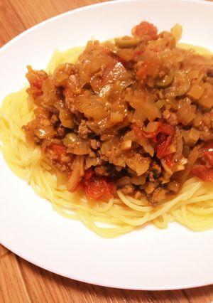 少ないお肉のミートソース-レシピのメイン写真