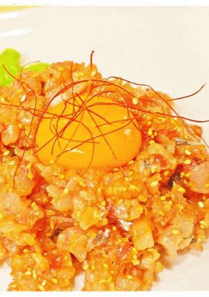 カゴカキダイのユッケ-レシピのメイン写真