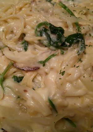 ツナと玉ねぎのクリームパスタ-レシピのメイン写真