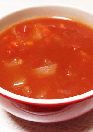 濃厚♡食べるトマトスープ♪-レシピのメイン写真