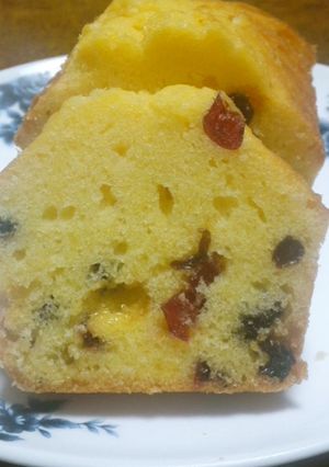 黄金のドライフルーツのパウンドケーキ-レシピのメイン写真