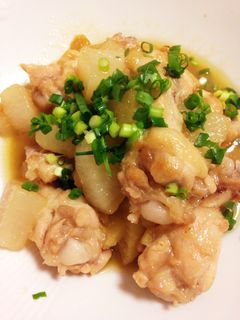 鶏手羽と大根のカンタン酢の煮物-レシピのメイン写真