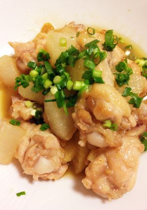 鶏手羽と大根のカンタン酢の煮物-レシピのメイン写真