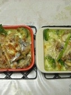 鯖缶(>ε<)鯖アボカドグラタン~様ぁ-レシピのメイン写真
