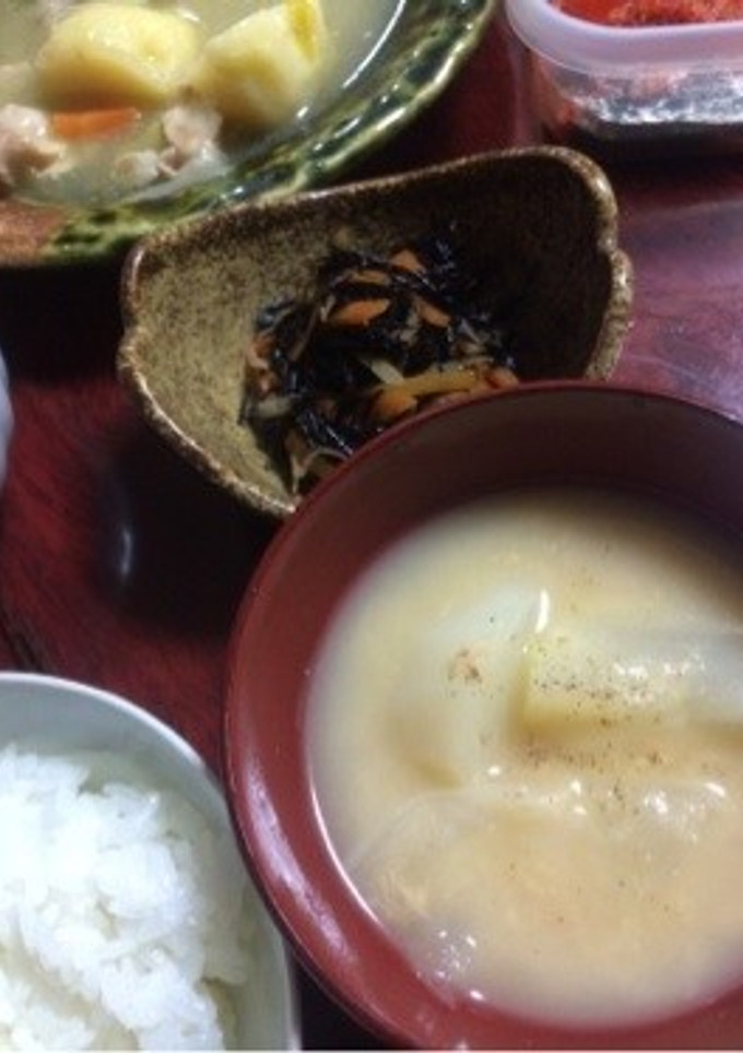 簡単！かぶとツナのみそのスープ-レシピのメイン写真