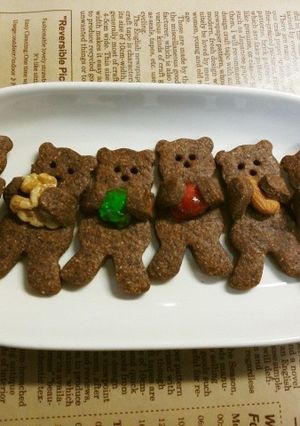 いろいろ抱っこ♡クマのクッキー②-レシピのメイン写真
