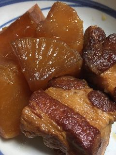 豚ばら肉と大根の蜂蜜煮-レシピのメイン写真
