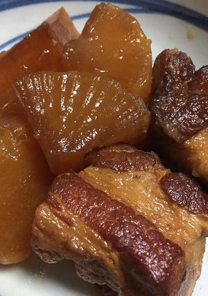 豚ばら肉と大根の蜂蜜煮-レシピのメイン写真