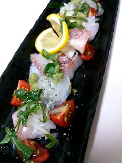 鯛のカルパッチョ-レシピのメイン写真