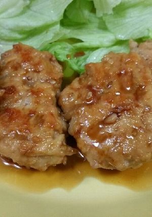 鶏肉ともやしの照り焼きつくね-レシピのメイン写真