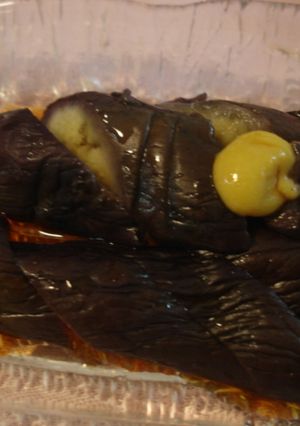 蒸しナスのからし醤油かけ-レシピのメイン写真