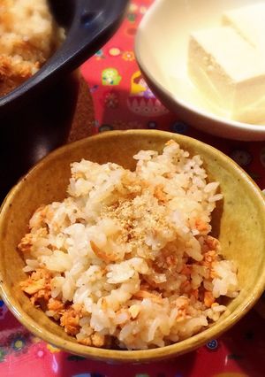 鮭と白ごまのおこわ-レシピのメイン写真