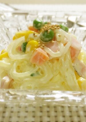 お弁当☆ミックスベジde簡単春雨サラダ-レシピのメイン写真