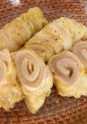 ちょー簡単！レンジで豚小間ロール白菜-レシピのメイン写真