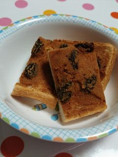 レーズンきな粉トースト-レシピのメイン写真