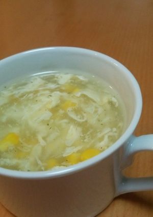 優しいお味♡コーン玉子スープ-レシピのメイン写真