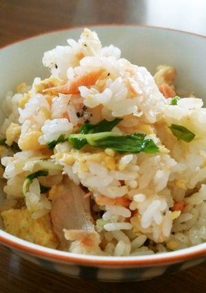 鮭と三つ葉のご飯-レシピのメイン写真