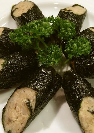 簡単‼️ヘルシー鶏ひき肉の磯辺揚げ-レシピのメイン写真