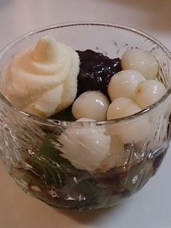 白玉あんみつ(手抜きズボラVer.)-レシピのメイン写真