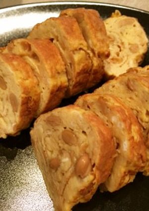 栄養満点♡ふんわり納豆の卵焼き-レシピのメイン写真
