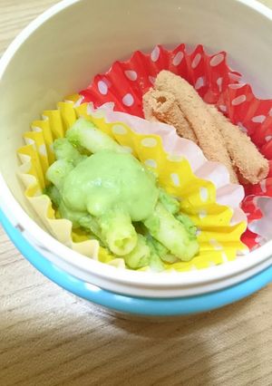 離乳食おやつ◇ずんだ風マカロニ-レシピのメイン写真