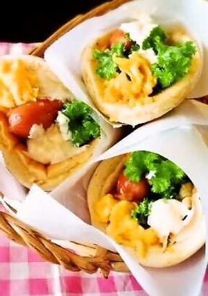 朝食・ランチにパンケーキサンド♪-レシピのメイン写真