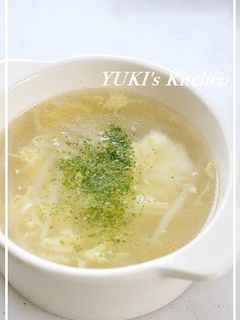 シャキシャキもやしと★ふわふわ卵のスープ-レシピのメイン写真