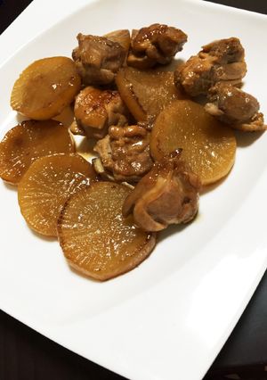 20分で出来る！簡単大根と鶏肉の照り煮-レシピのメイン写真