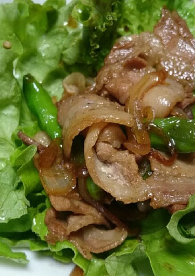 豚肉とししとうの甘辛炒め-レシピのメイン写真