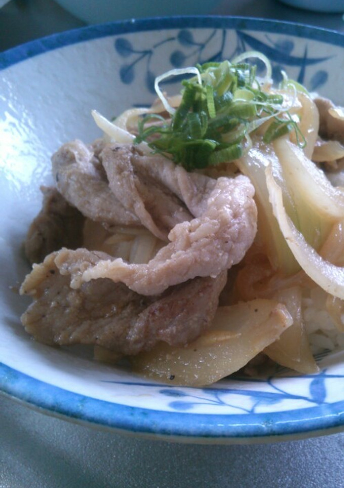 たっぷり玉ねぎ！簡単しょうが焼き丼-レシピのメイン写真