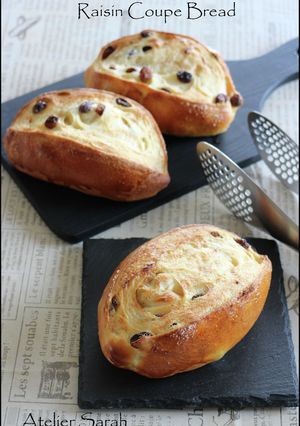 シュガーバターシナモンレーズンクープパン-レシピのメイン写真